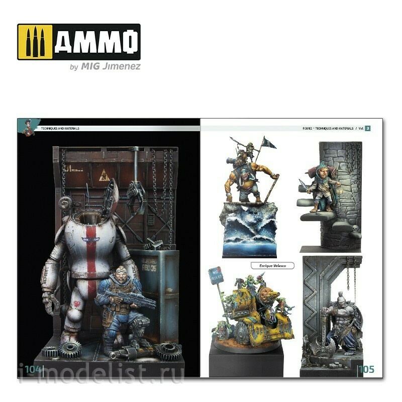 AMIG6222 Ammo Mig ENCYCLOPEDIA OF FIGURES MODELLING TECHNIQUES VOL. 2 - TECHNIQUES & MATERIALS (English)