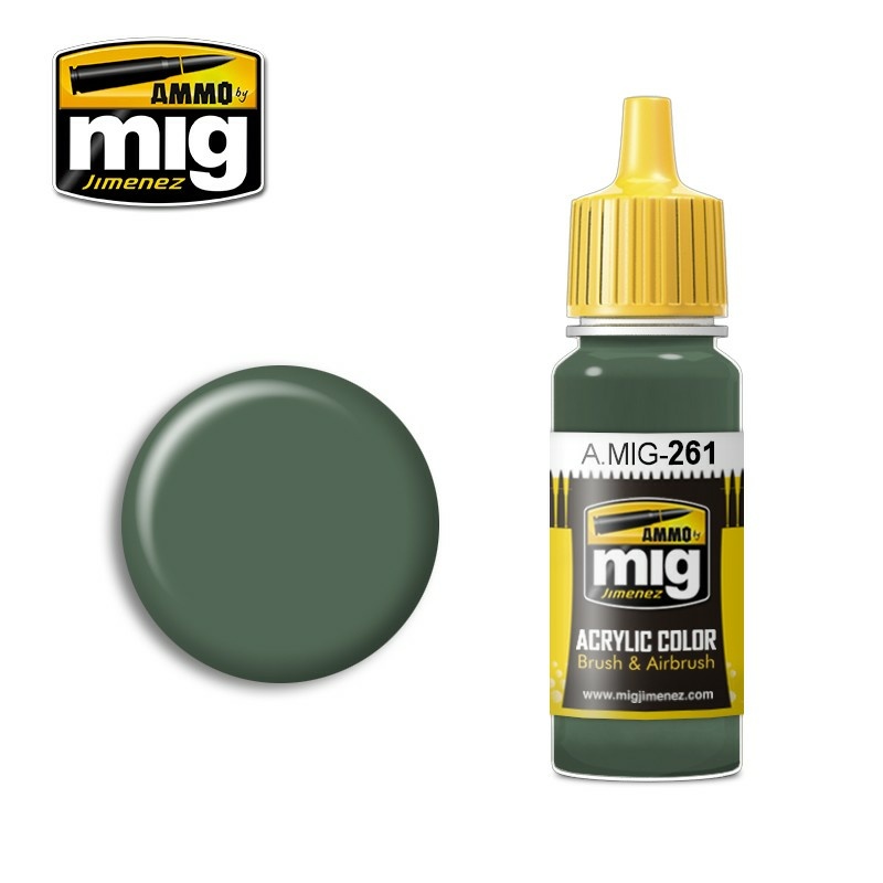 AMIG0261 Ammo Mig Acrylic Paint IJA NAKAJIMA green / IIJA NAKAJIMA GREEN