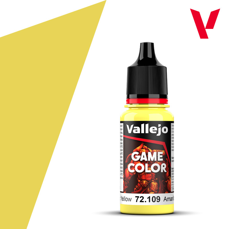 72109 Vallejo Акриловая краска Game Color Яtoвито-жёлтый / Toxic Yellow