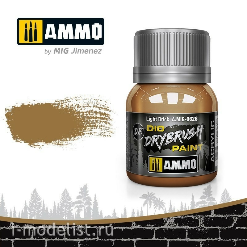 AMIG0626 Ammo Mig drybrush light brick acrylic Paint