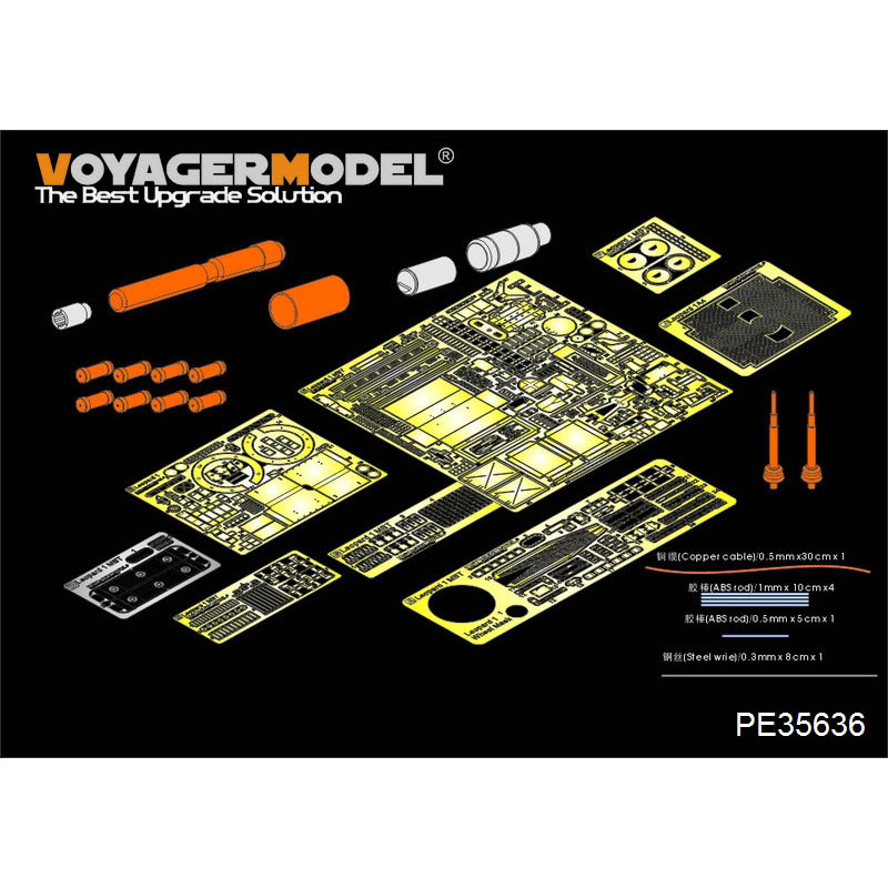 PE35636 Voyager Model 1/35 Фfromfromравление для Leopard 1A4 MBT (с металлическим стволом) (Meng)