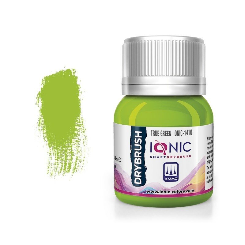 IONIC-1410 Ammo Mig Краска IONIC DRYBRUSH Истинно зеленый / True Green