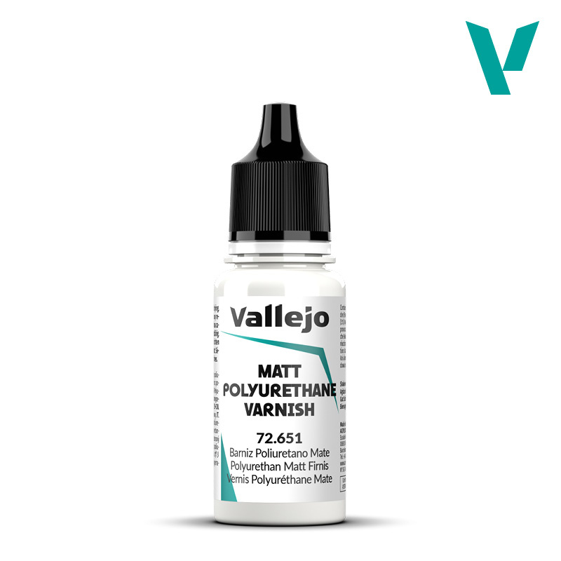 72651 Vallejo Матовый полиуретановый лак / Matt Polyurethane Varnish