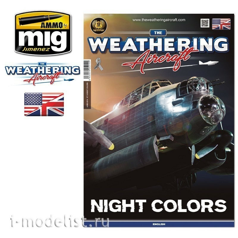 AMIG5214 Ammo Mig The Weathering Aircraft Issue 14. NIGHT COLORS (English)