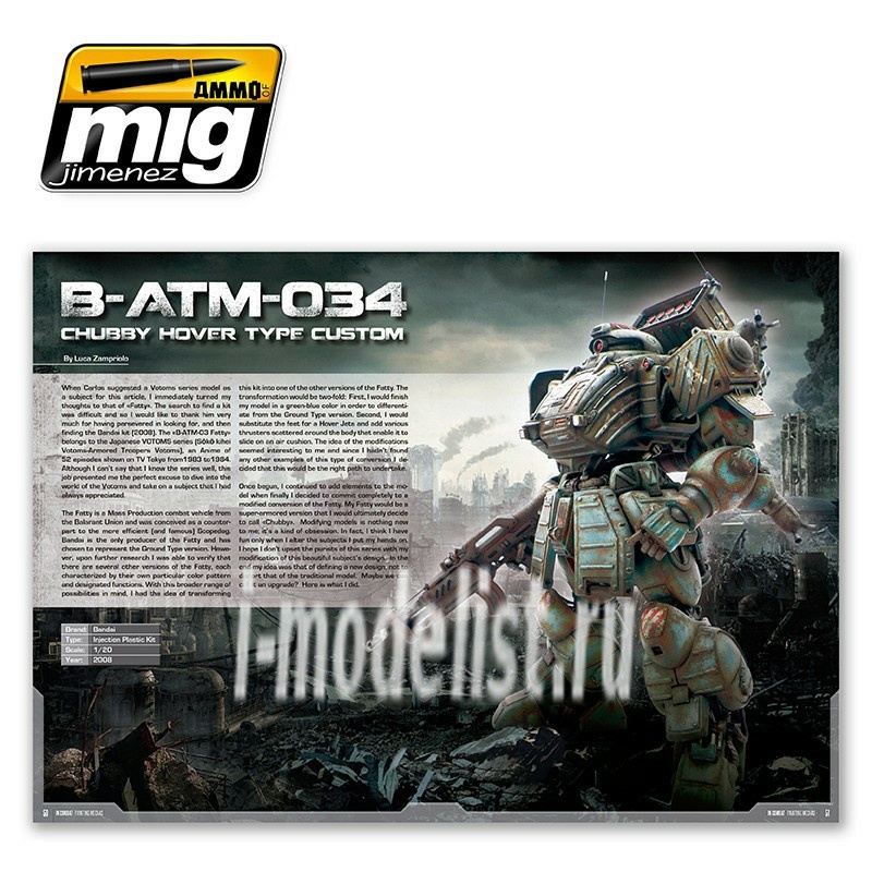 AMIG6013 Ammo Mig IN COMBAT – PAINTING MECHAS (English version)