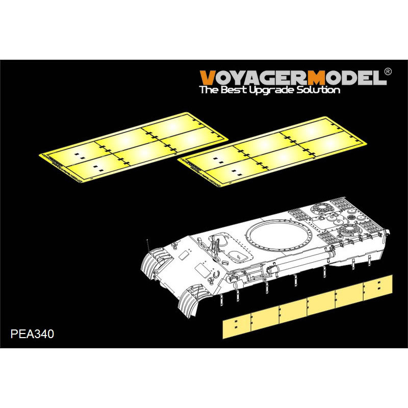 PEA340 Voyager Model 1/35 Photo Etching for T-V Panther Tank A/D Schurzen