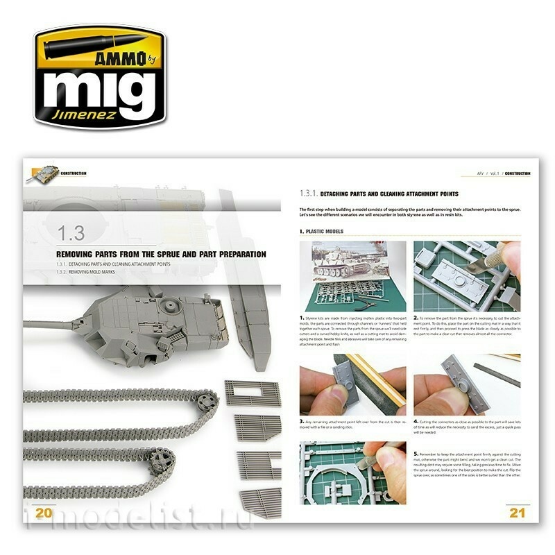 AMIG6150 Ammo Mig ENCYCLOPEDIA OF ARMOUR MODELLING TECHNIQUES - Vol. 1 Construction (English)