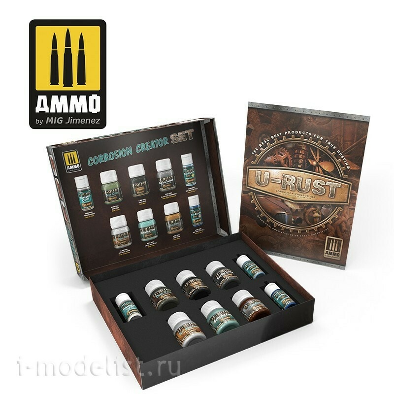 AMIG7460 Ammo Mig Набор U-RUST для создания эффекта коррозии / Corrosion Creator Set