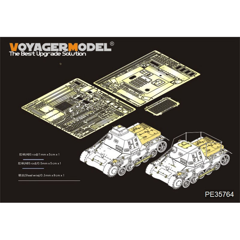PE35764 Voyager Model 1/35 Фfromfromравление для Pz.Bef.Wg.I Command tank (Sd.Kfz. 265) basic (Dragon)