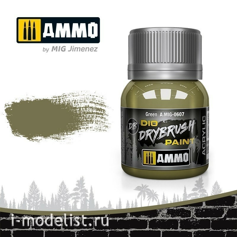 AMIG0607 Ammo Mig drybrush green acrylic Paint