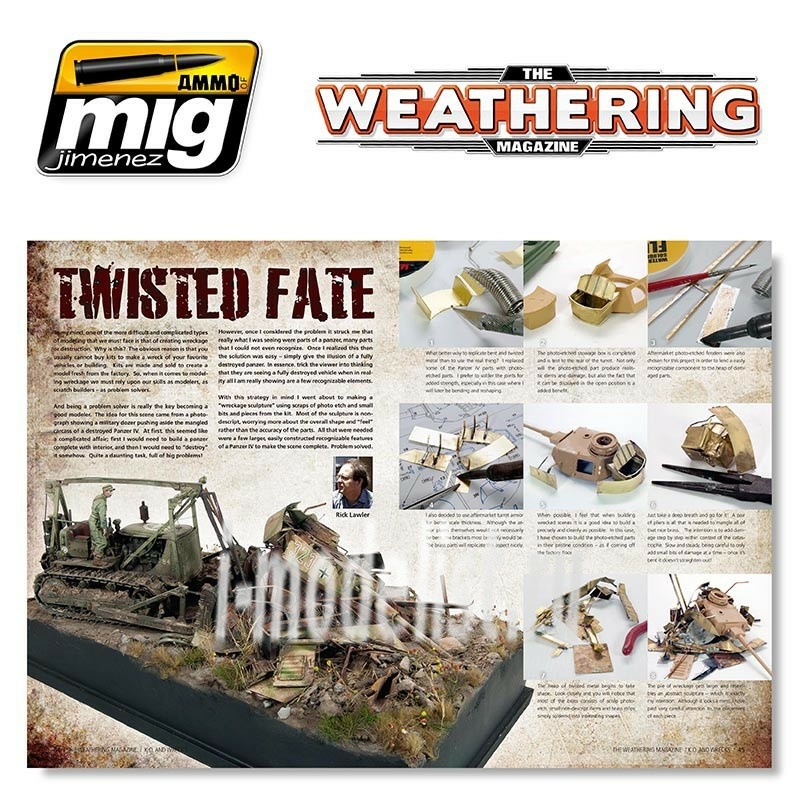 AMIG4508 Ammo Mig Issue 9. K. O. AND WRECKS English (Destroyed and broken equipment, English)