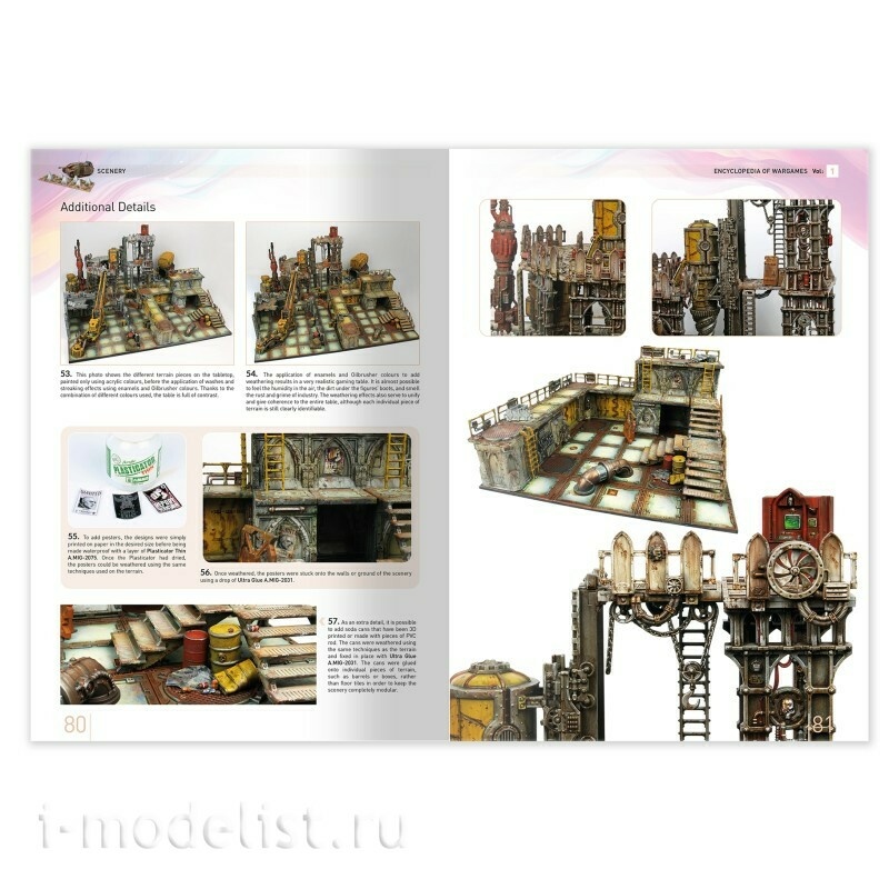 IONIC-1305 Ammo Mig Книга ENCYCLOPEDIA of WARGAMES том 1: Декорации / Vol.1: Escenografía (испанский язык)