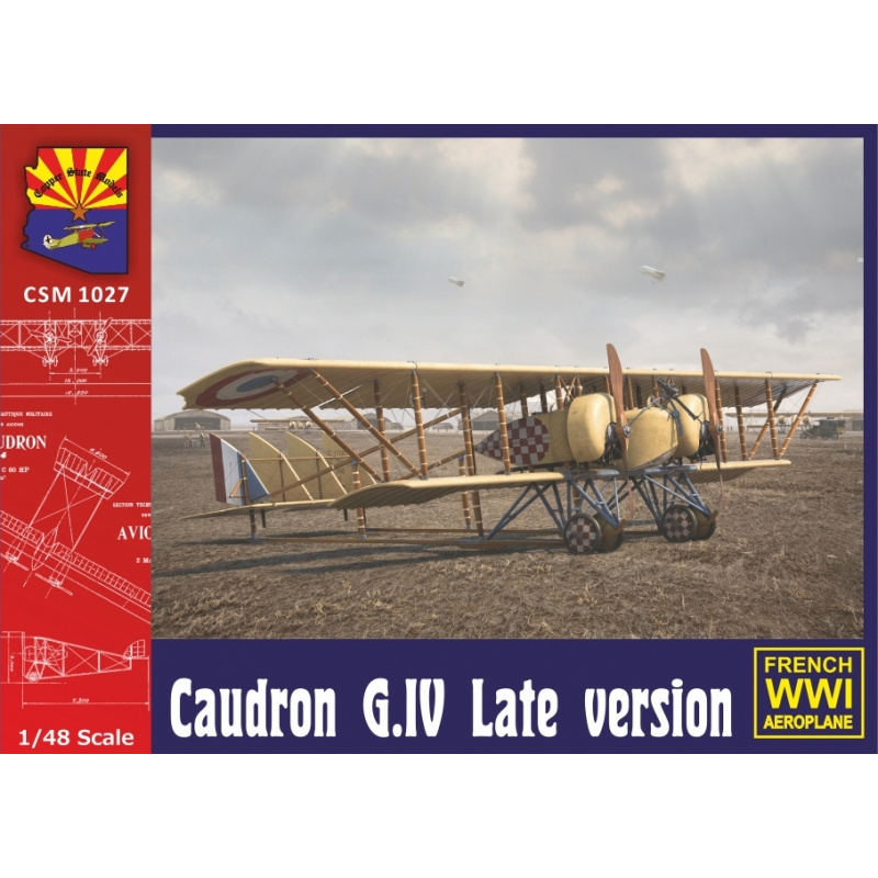 k1027 Copper State Models 1/48 Caudron G. IV Late version