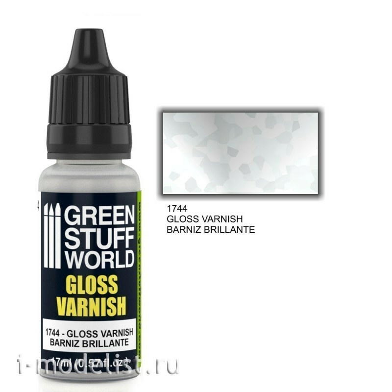 1744 Green Stuff World Glossy Varnish 17 ml / Gloss Varnish