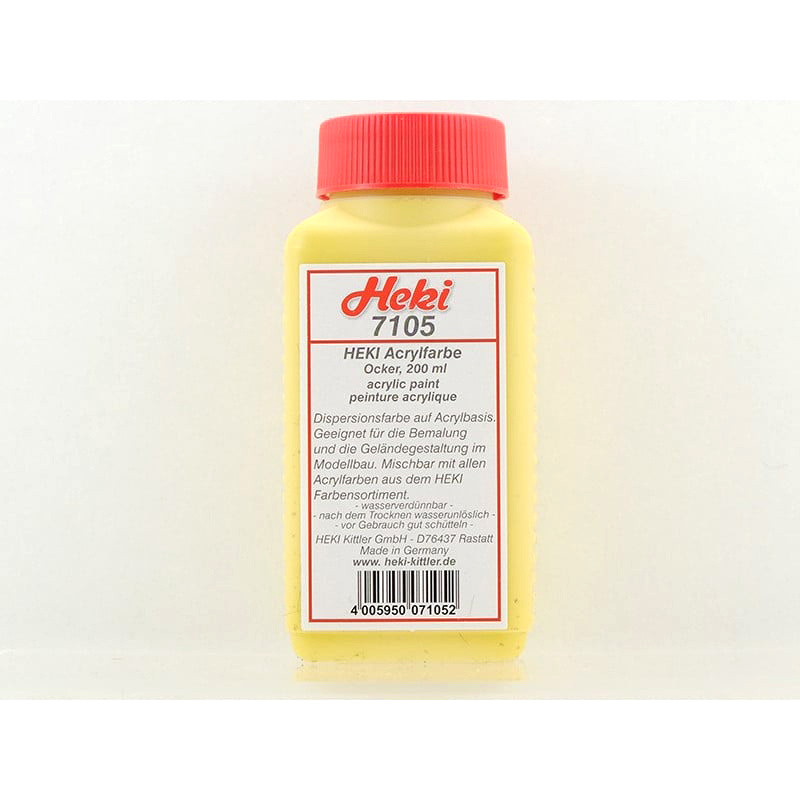 7105х Heki Acrylic dye. Ochre 200 ml