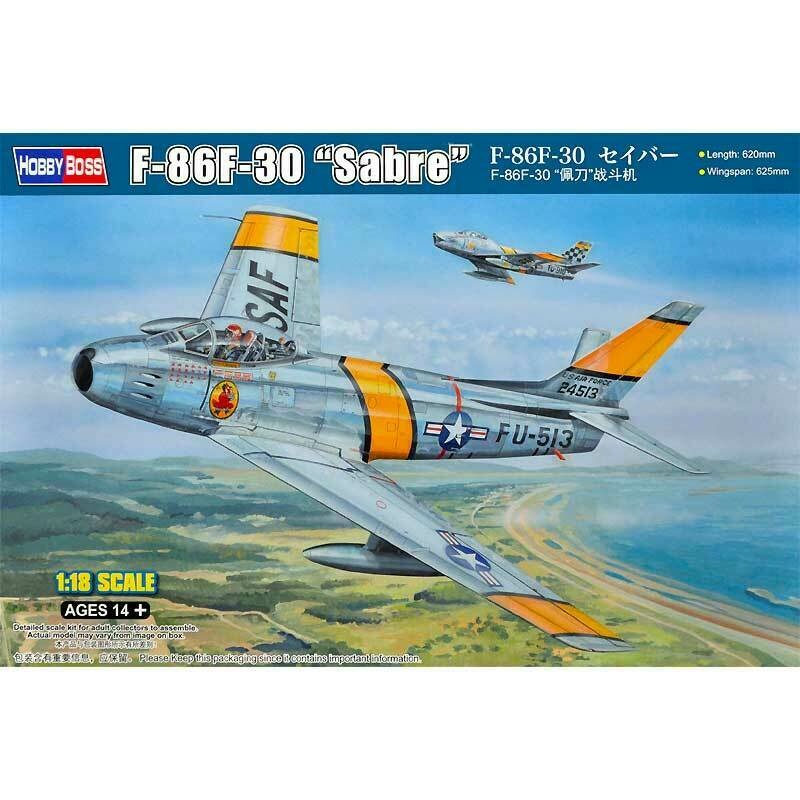 81808 HobbyBoss 1/18 F-86F-30 “Sabre”aircraft