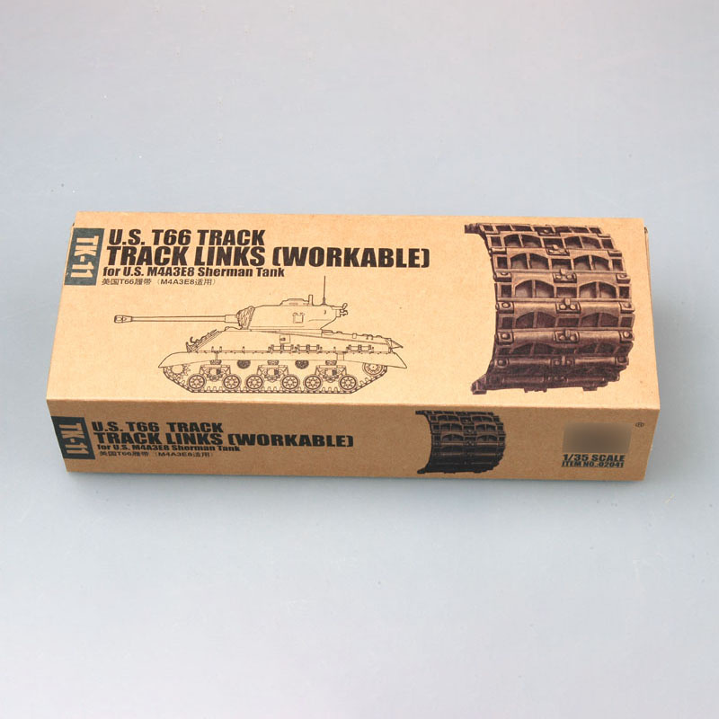 02041 Trumpeter 1/35 Track for U.S. T66 steel track for U.S. M4A3E8 sherman tank