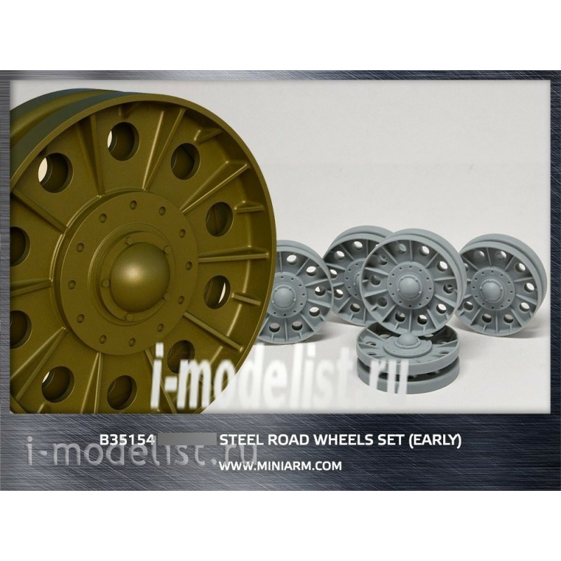 B35154 Miniarm 1/35 34/76 Steel roller with internal shock absorption (early)