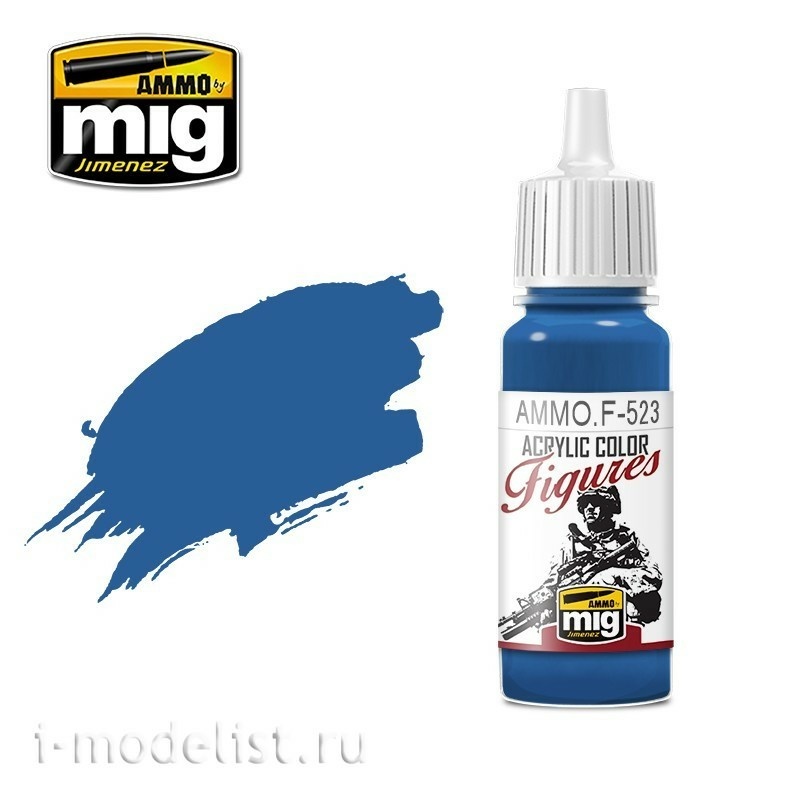 AMMOF523 Mig Ammo Acrylic paint, UNIFORM BLUE