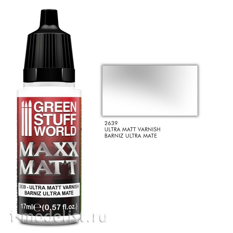 2639 Green Stuff World Matt Varnish 17 ml / Maxx Matt Varnish-Ultramate