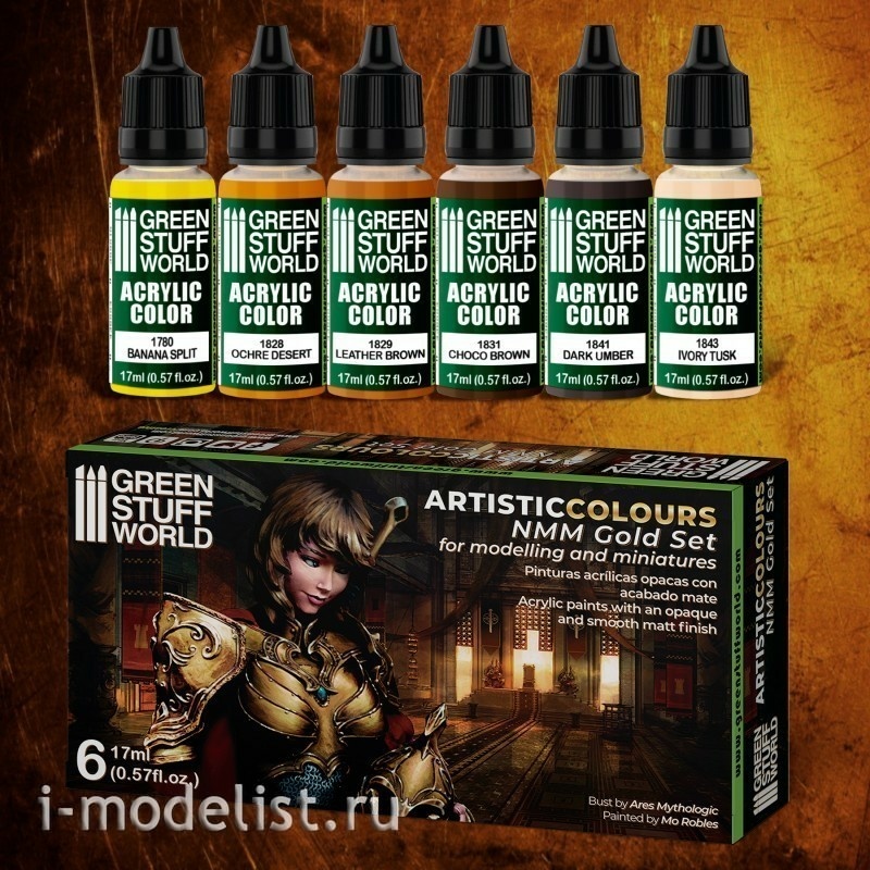 10114 Green Stuff World Acrylic Paint Set 