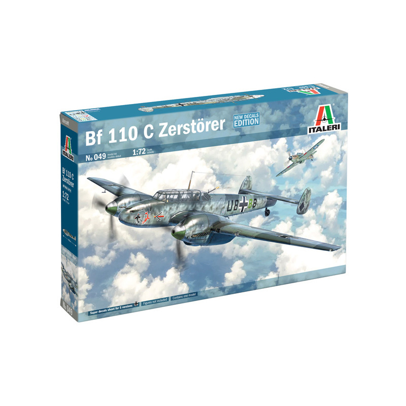 0049 Italeri 1/72 Notмецкий истребитель Bf 110 C Zerstorer