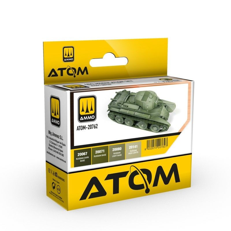 ATOM20762 Ammo Mig Набор красок ATOM Модуляция 4БО / 4BO Modulation Set