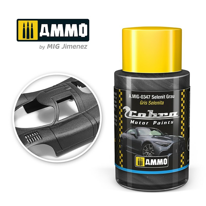 AMIG0347 Ammo Mig Акриловая краска Cobra Motor Серый селенит / Selenit Grau