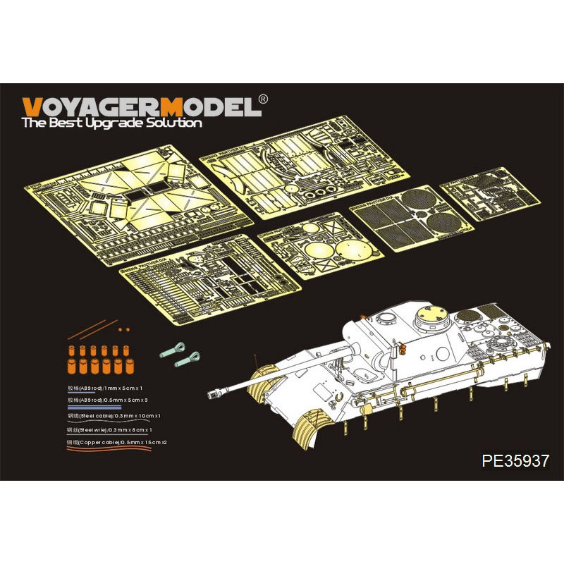 PE35937 Voyager Model 1/35 Photo Etching for German Panther D Basic Tanks