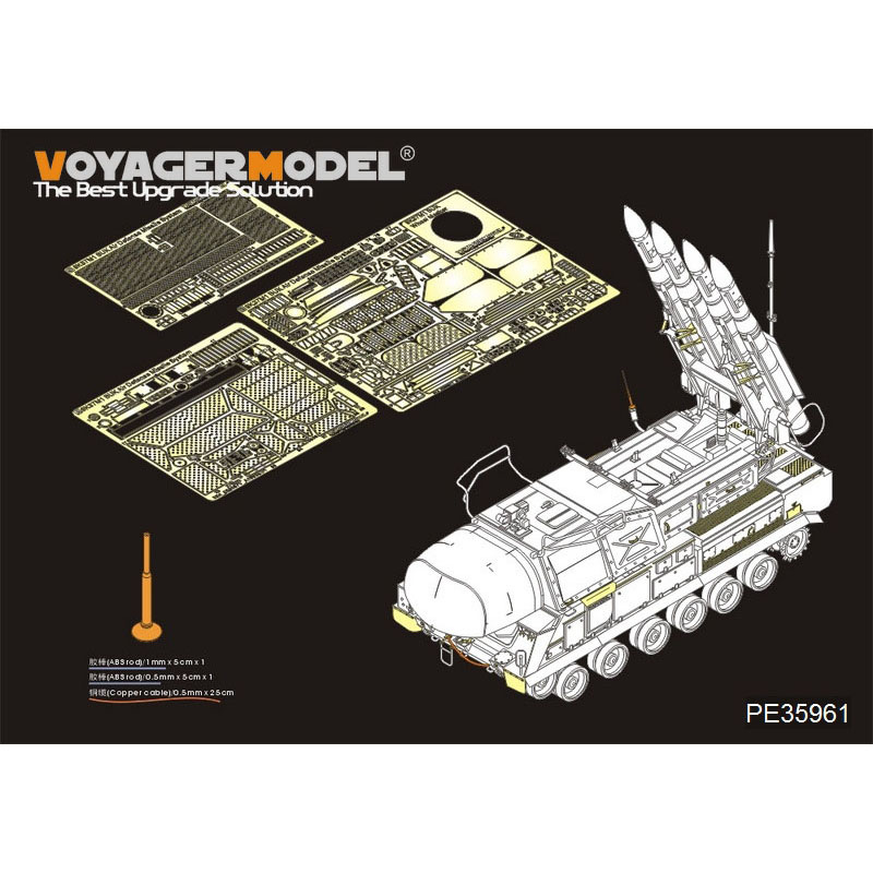 PE35961 Voyager Model 1/35 Photo etching for the Modern Russian anti-aircraft missile system 9K37M1 