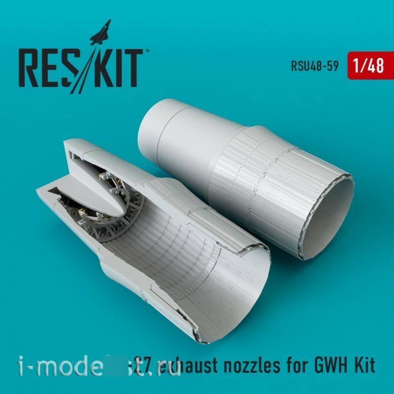RSU48-0059 Reskit 1/48 Exhaust Nozzles for C-27 (GWH)