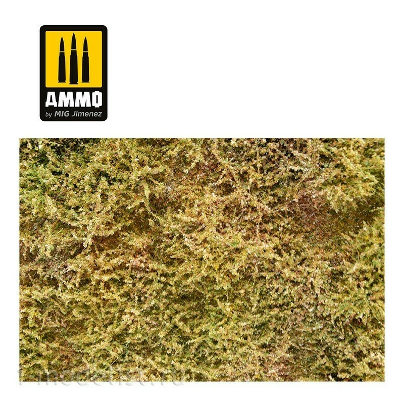 AMIG8364 Ammo Mig Imitation of soil with vegetation - Late Summer / Wilderness Fields with Bushes - Late Summer