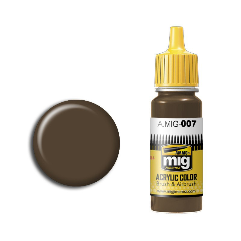 AMIG0007 Ammo Mig RAL 7017 DUNKELBRAUN (Dark brown)