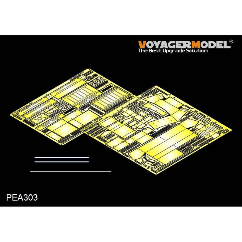 PEA303 Voyager Model 1/35 Photo Etching for Tiran 5 Tank, storage boxes