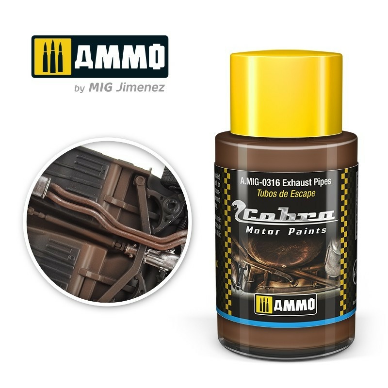 AMIG0316 Ammo Mig Акриловая краска Cobra Motor Выхлопные т$ы / Exhaust pipes