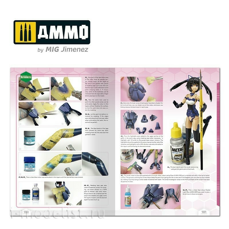 AMIG6113 Ammo Mig the Book How to KOTOBUKIYA Models (English language)