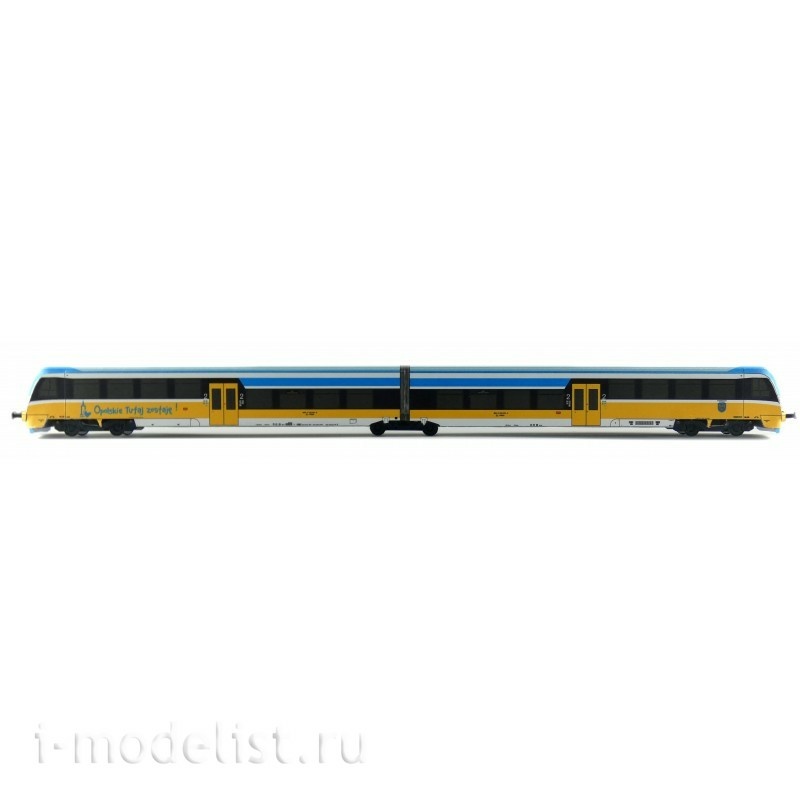 EM075 EXTRA MODEL 1/87 Paper model Autobus Szynowy NEWAG 220M