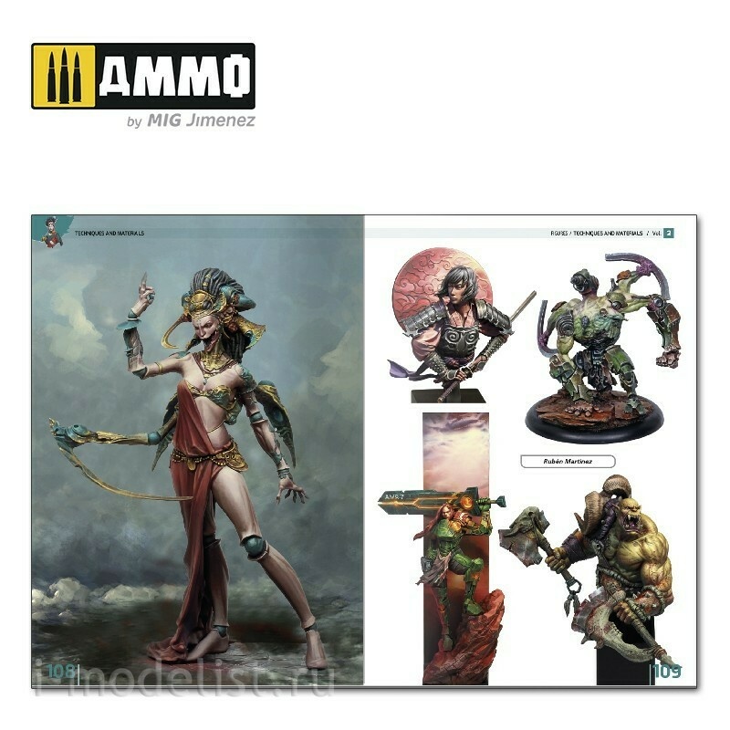 AMIG6222 Ammo Mig ENCYCLOPEDIA OF FIGURES MODELLING TECHNIQUES VOL. 2 - TECHNIQUES & MATERIALS (English)