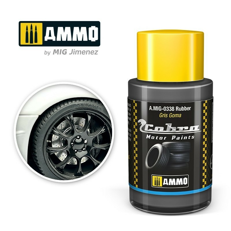 AMIG0338 Ammo Mig Акриловая краска Cobra Motor Резина / Rubber