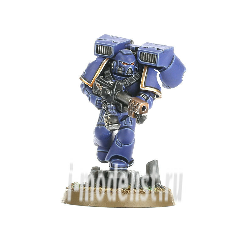 48-09 Warhammer 40,000 Set of 5 figures Space Marine Assault Squad (Storm Branch of the space Marines)