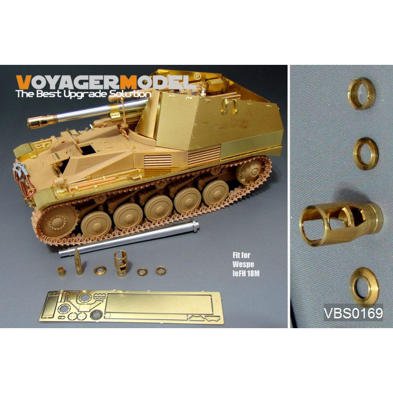 VBS0169 Voyager Model 1/35 Металлический ствол для Wespe 105mm L/28