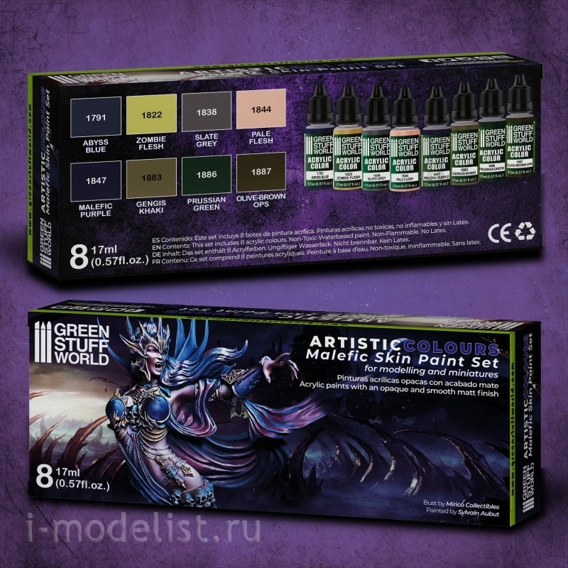 10122 Green Stuff World Acrylic Paint Set 
