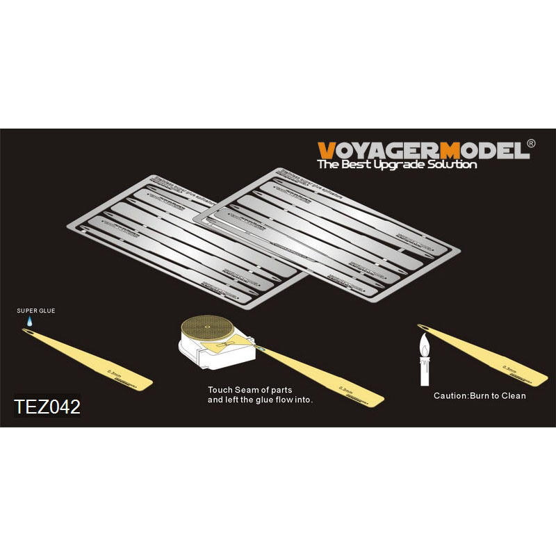 TEZ042 Voyager Model Аппликаторы для суперклея из нержавеющей стали