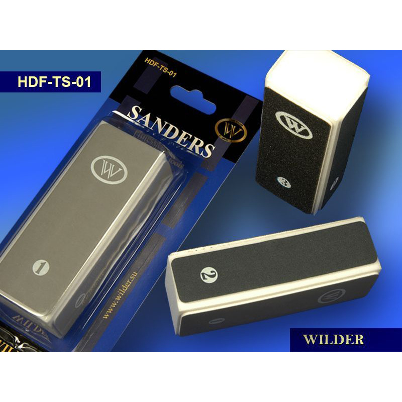 TS-01 Wilder sandpaper On a soft base, bar, four working surfaces, four degrees of grain.