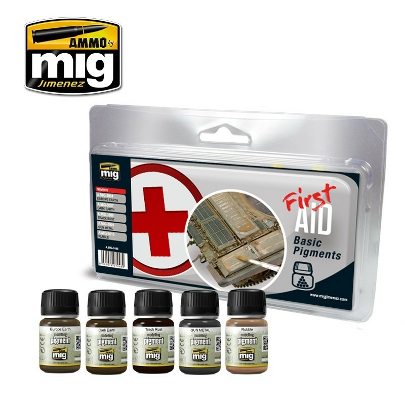 AMIG7448 Ammo Mig FIRST AID Basic Pigments