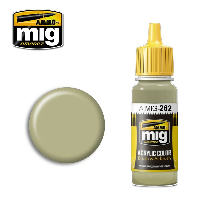 AMIG0262 Ammo Mig Acrylic Paint IJN Ash Grey / IJN ASH GREY