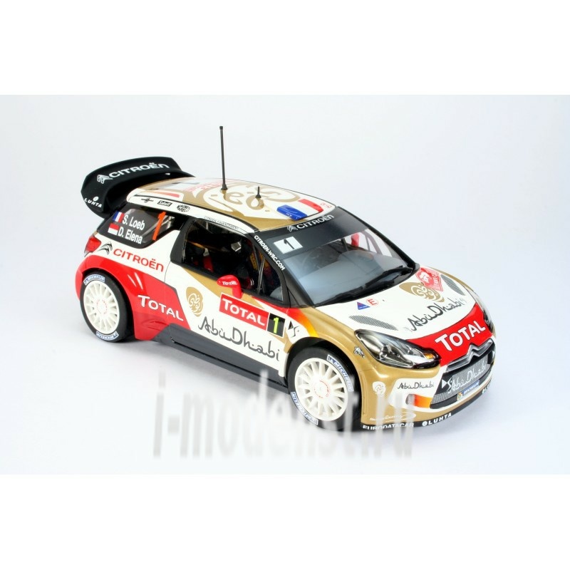 80758 Heller 1/24 CITROEN DS3 WRC Saison 2013