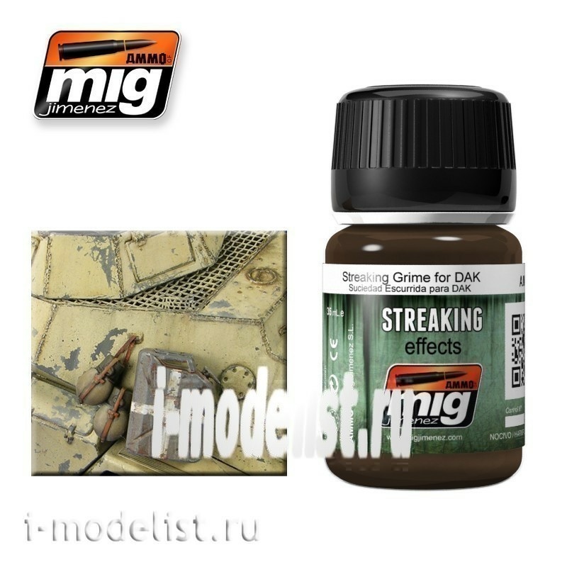 AMIG1201 Ammo Mig STREAKING GRIME FOR DAK (Streaks of dirt Afrika Korps)