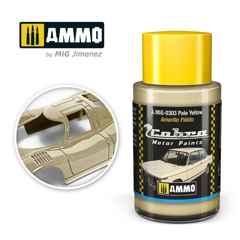 AMIG0303 Ammo Mig Акриловая краска Cobra Motor Жёлтый / Yellow