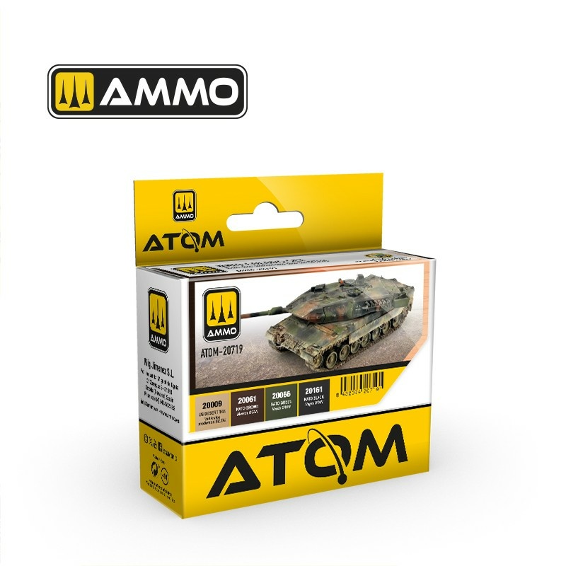 ATOM20719 Ammo Mig Набор красок ATOM цвета НАТО / NATO Color Set